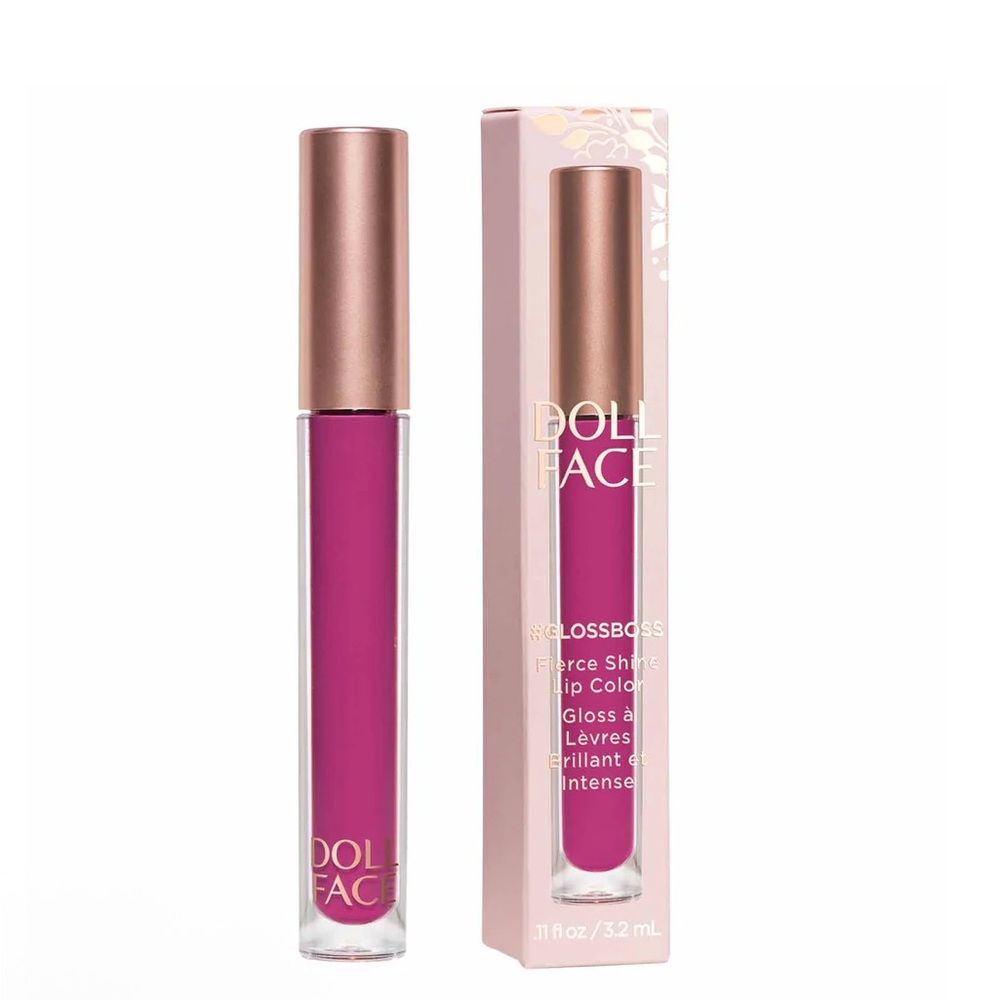 Doll Face Fierce Shine Lip Gloss - Girl boss